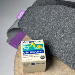 Frida C-Section Recovery Band Gray & Motherlove C-Section Cream Bundle EXP READ